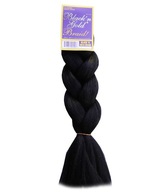 Vrkoče do vlasov dredy SOFT KANEKALON BLACK N GOLD Vrkoče do vlasov dredy SOFT KANEKALON BLACK N GOLD