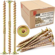 Skrutka tesárska 10x280 doska TORX 25ks. Skrutka tesárska 10x280 doska TORX 25ks.