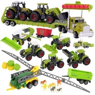 MEGA VEĽKÁ FARMÁRSKA SET KOVOVÉ VOZIDLÁ POĽNOHOSPODÁRSKE STROJE TRAKTOR TRAKTOR MEGA VEĽKÁ FARMÁRSKA SET KOVOVÉ VOZIDLÁ POĽNOHOSPODÁRSKE STROJE TRAKTOR TRAKTOR