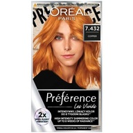 L'Oréal Paris Preference Vivid 7.432 Copper Santa Monica farba na vlasy L'Oréal Paris Preference Vivid 7.432 Copper Santa Monica farba na vlasy