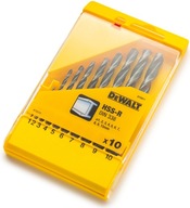 Sada vrtákov do kovu DeWalt 10ks HSS-R