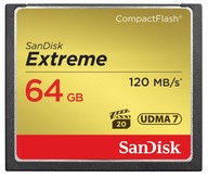 Pamäťová karta SanDisk CF Extreme 64GB 120MB/s