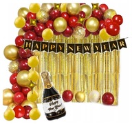 Sada silvestrovských dekorácií s dekoráciami Champagne Silvester 2024 Sada silvestrovských dekorácií s dekoráciami Champagne Silvester 2024