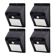 SOLÁRNE LAMPY 30LED SO SNÍMAČOM POHYBU x4 Set