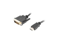 Adaptérový kábel Lanberg HDMIM - DVI-DM24+1 3m Dual