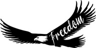 EAGLE STICKER sloboda auto auto offroad karavan 100 cm EAGLE STICKER sloboda auto auto offroad karavan 100 cm