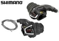 Radenie Shimano RevoShift RS35 3x6 s ČIERNYMI lankami Radenie Shimano RevoShift RS35 3x6 s ČIERNYMI lankami
