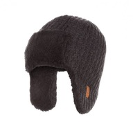 Grafitová Ushanka Teplá čiapka Brodrene Ushanka Grafitová Ushanka Teplá čiapka Brodrene Ushanka