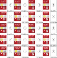 Samolepiace etikety A4 100 listov 210x297mm x20 Samolepiace etikety A4 100 listov 210x297mm x20