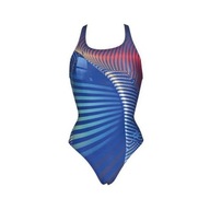 Viacfarebné jednodielne plavky Arena veľkosť 38