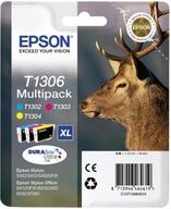 Originálny atrament Epson 235M237 T1306 3 kusy Originálny atrament Epson 235M237 T1306 3 kusy