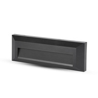 Prisadené LED schodiskové svietidlo ČIERNA IP65 VT-1162 Prisadené LED schodiskové svietidlo ČIERNA IP65 VT-1162