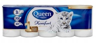 QUEEN COMFORT TOALETNÝ PAPIER 3 VRSTVA 10 VALCOV