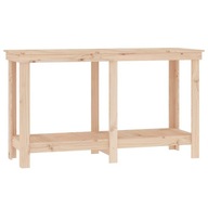 vidaXL Pracovný stôl 140x50x80 cm Masívne drevo