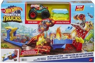 HOT WHEELS MONSTER TRUCK set BÚRACIE NA STANICE