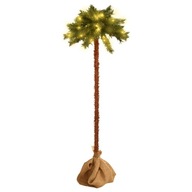 Umelá palma s LED svetlami 120 cm