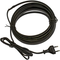 VYhrievací kábel 20W, 8mm samoregulačný vykurovací kábel so ZÁSTRČKOU 230V 1M