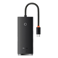 BASEUS ADAPTER HUB USB TYP C 4X USB 3.0 25CM BASEUS ADAPTER HUB USB TYP C 4X USB 3.0 25CM