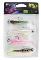 Sada 4 ks Zander Pro Loaded 7cm 5g 1/0 Rage UV Gummie Sada 4 ks Zander Pro Loaded 7cm 5g 1/0 Rage UV Gummie