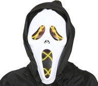 Halloweenska maska SCREAM LED s kapucňou Halloweenska maska SCREAM LED s kapucňou