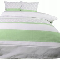 Flanelové obliečky flanel 220x200, sivé ornamenty, prúžky, biele prúžky Flanelové obliečky flanel 220x200, sivé ornamenty, prúžky, biele prúžky
