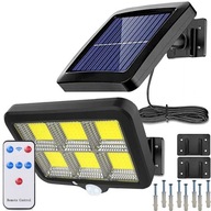 SOLÁRNE LAMPA SO SÚMRAKOVÝM SENZOROM POHYBU LED VONKAJŠIA ZÁHRADA + DIAĽKOVÉ OVLÁDANIE SOLÁRNE LAMPA SO SÚMRAKOVÝM SENZOROM POHYBU LED VONKAJŠIA ZÁHRADA + DIAĽKOVÉ OVLÁDANIE