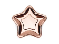 STARS taniere, ružové zlato, 18 cm, 6 ks