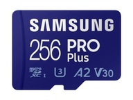 SAMSUNG PRO 256 GB micro SDXC UHS-3 V30 160/120 MB