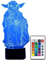 3D LED USB LAMPA STAR WARS YODA STAR WARS NIGHT 3D LED USB LAMPA STAR WARS YODA STAR WARS NIGHT