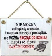 Drevená doska Čas sa nedá vrátiť Drevená doska Čas sa nedá vrátiť