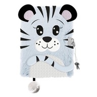 Diár A5 s visiacim zámkom, Woolacz Snow Tiger Diár A5 s visiacim zámkom, Woolacz Snow Tiger