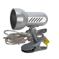 Stolná lampa L4 SILVER, školská lampa s E27 klipom Stolná lampa L4 SILVER, školská lampa s E27 klipom