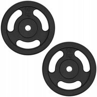 Liatinové závažie 2x10kg sada riadidiel 20kg 28mm Liatinové závažie 2x10kg sada riadidiel 20kg 28mm