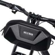 Taška na rám bicykla WILDMAN X9, držiak na bicykel, čierna/čierna Taška na rám bicykla WILDMAN X9, držiak na bicykel, čierna/čierna