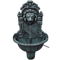 VidaXL Plastová nástenná fontána s levou hlavou