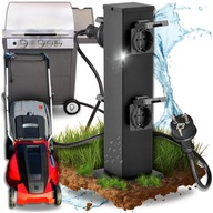 ELEKTRICKÝ ZÁHRADNÝ ELEKTRICKÝ STOJ - 4 ZÁSUVKY - DO 3500W - PEVNÉ ELEKTRICKÝ ZÁHRADNÝ ELEKTRICKÝ STOJ - 4 ZÁSUVKY - DO 3500W - PEVNÉ