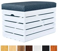 FARBY Pouffe truhlica kufor kontajner balkón terasa záhradný domček 50 úložný priestor FARBY Pouffe truhlica kufor kontajner balkón terasa záhradný domček 50 úložný priestor