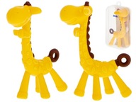 Žlté žirafie silikónové hryzátko