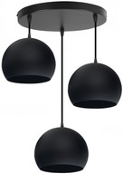 Stropné svietidlo Kovové gule Black Loft Stropné svietidlo Kovové gule Black Loft