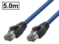 Patchcord RJ45-RJ45 cat.8.1 SFTP/PIMF obrazovka 5m Patchcord RJ45-RJ45 cat.8.1 SFTP/PIMF obrazovka 5m