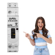 Modulárny stykač 230V 25A STM-25-20/S 2NO EXTA Modulárny stykač 230V 25A STM-25-20/S 2NO EXTA