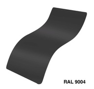 Polyesterová prášková farba RAL 9004, hladký lesk