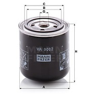 MANN-FILTER WA 9002 Filter chladiacej kvapaliny