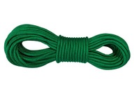 Pletené lano 6mm Polypropylénové jadro 25m zelené