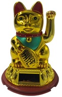 SOLAR Japonská mačka Maneki-Neko Chinese Lucky18cm SOLAR Japonská mačka Maneki-Neko Chinese Lucky18cm