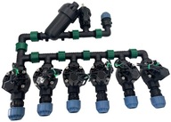 Zberač dažďových vtákov 6 sekcií HV 100 25mm SET