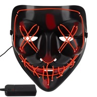 Svietiaca maska ​​LED na koncert Halloweenskej párty