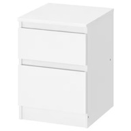 IKEA KULLEN Komoda s 2 zásuvkami, biela 35x49 cm