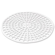 Flexibilná podložka pod umývadlo, okrúhla, biela vložka, 34 cm