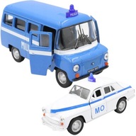 IKONICKÉ MODELY PRL PRL NYSA 522 A VARŠAVA 224 OBČANSKÝCH MILÍCIÍ V MIERIKE 1:34 IKONICKÉ MODELY PRL PRL NYSA 522 A VARŠAVA 224 OBČANSKÝCH MILÍCIÍ V MIERIKE 1:34